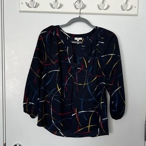 Artistic Joie long sleeve blouse size M